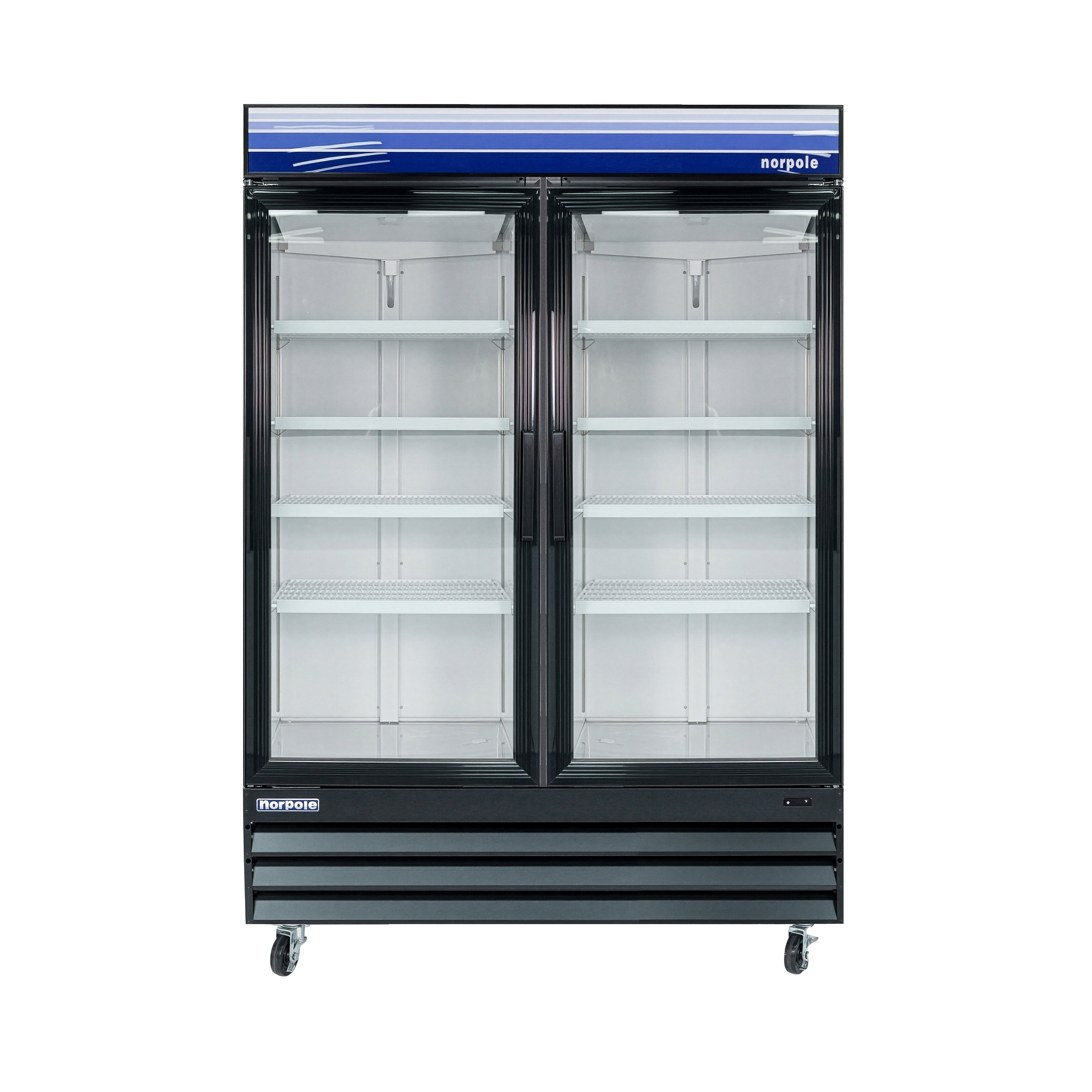 29 cu. ft. 2-Door Commercial Upright Freezer in Black
