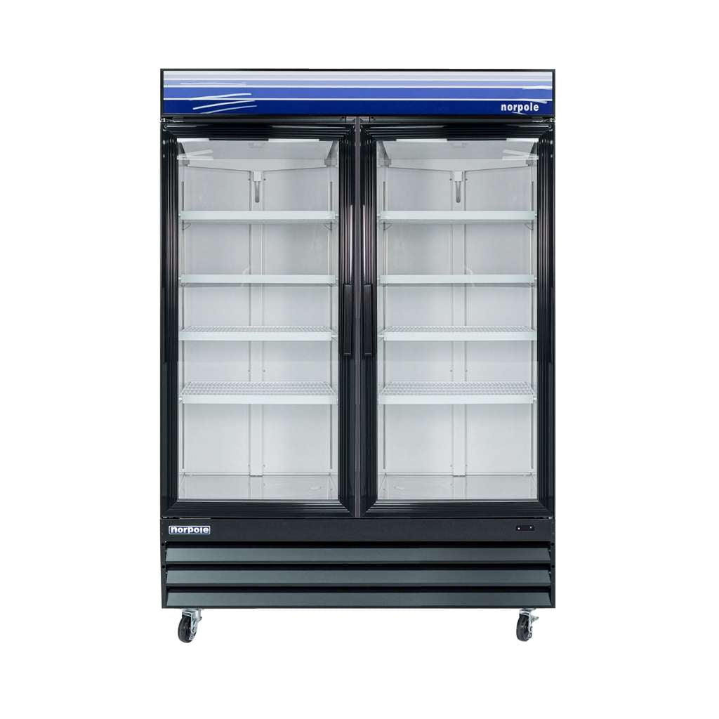 29 cu. ft. 2-Door Commercial Upright Freezer in Black
