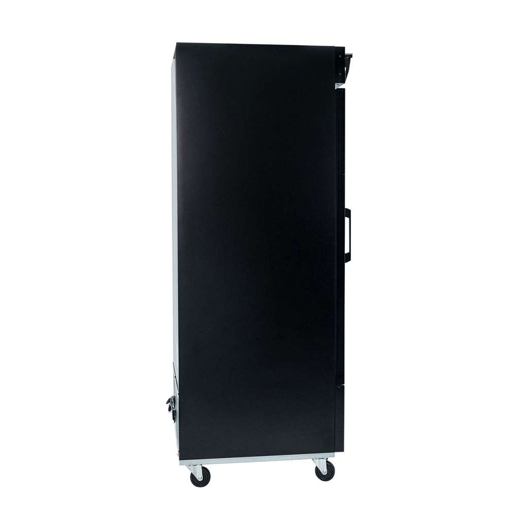 Commercial 29 cu. ft. 2-Door Glass Merchandiser Refrigerator in Black