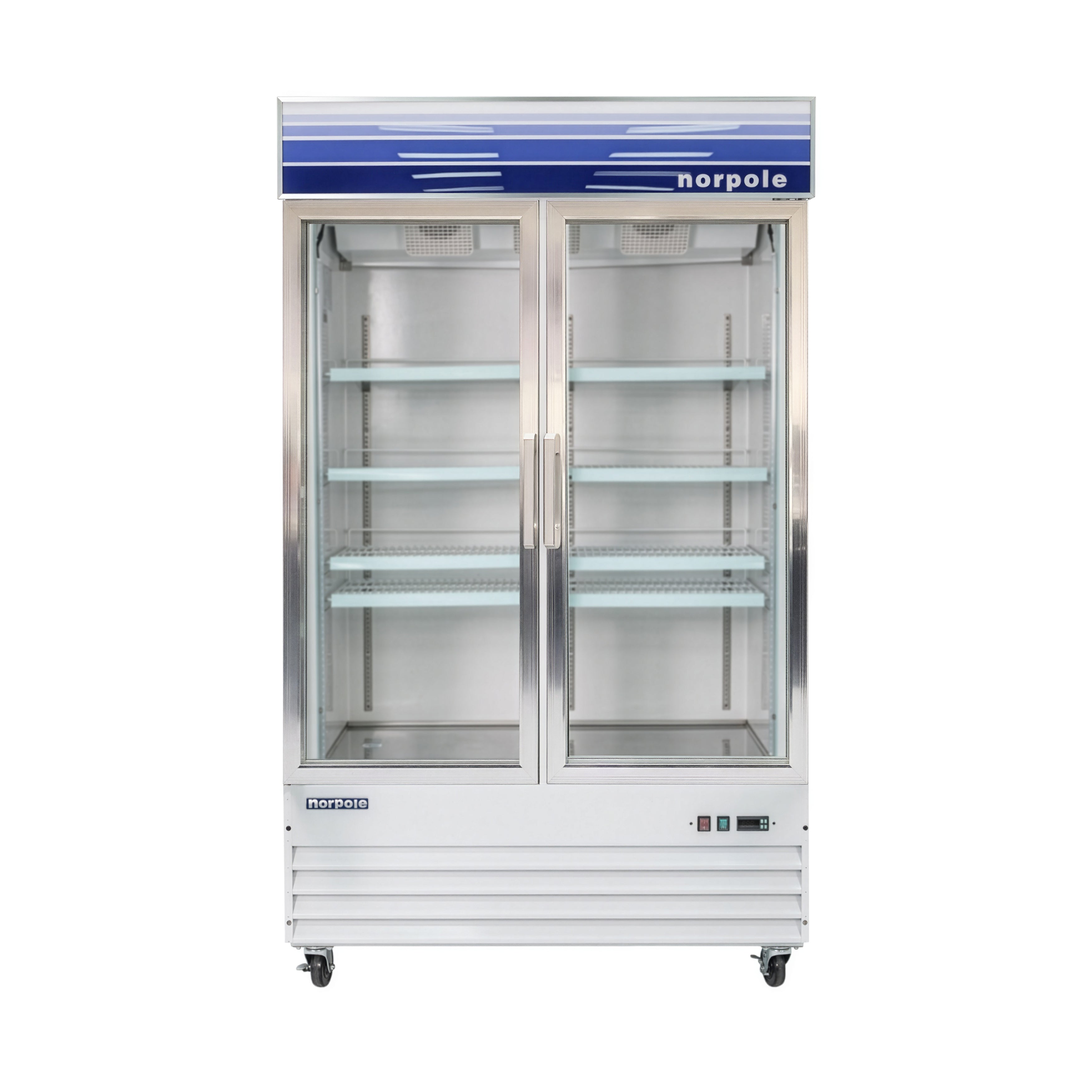 Commercial 29 cu. ft. Glass Door Merchandiser Refrigerator in White