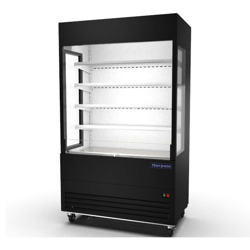 Commercial 48 in. Open Air Merchandiser in Black