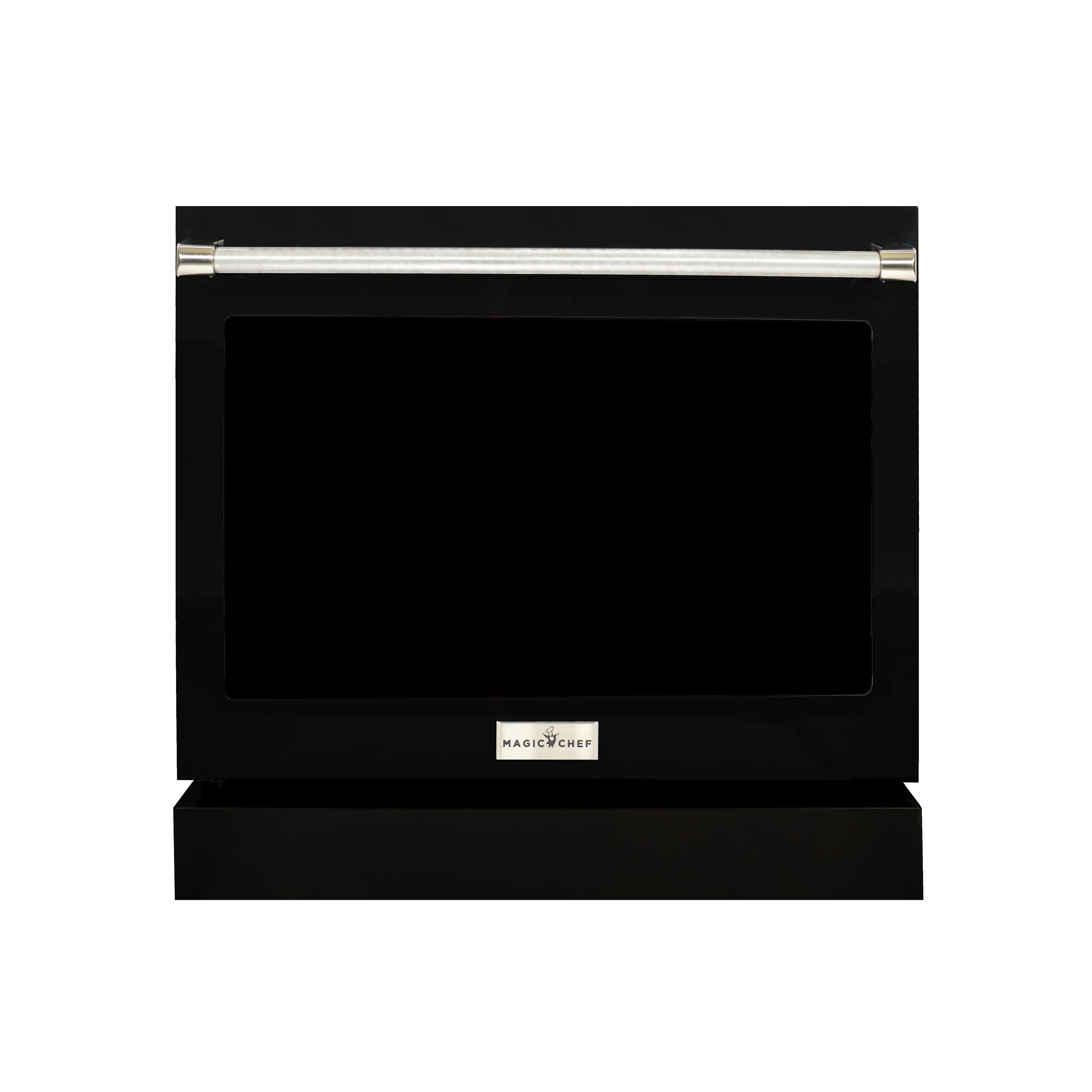 30 in Black Range Door for Pro Style Ranges