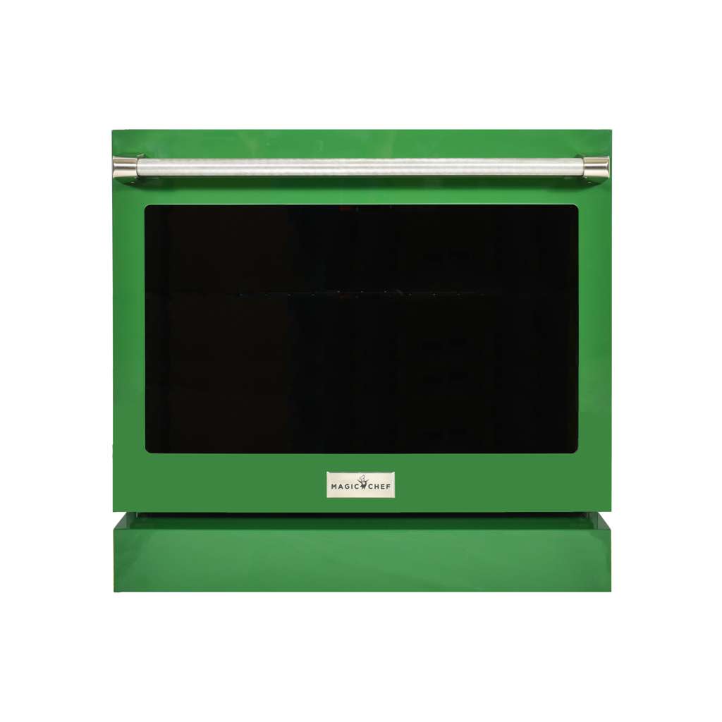 30 in Green Range Door for Pro Style Ranges