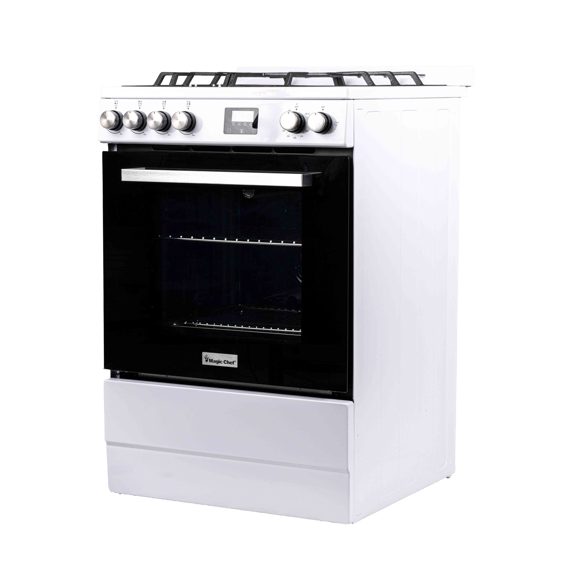 24 in 4-Burner Freestanding Gas Range in White