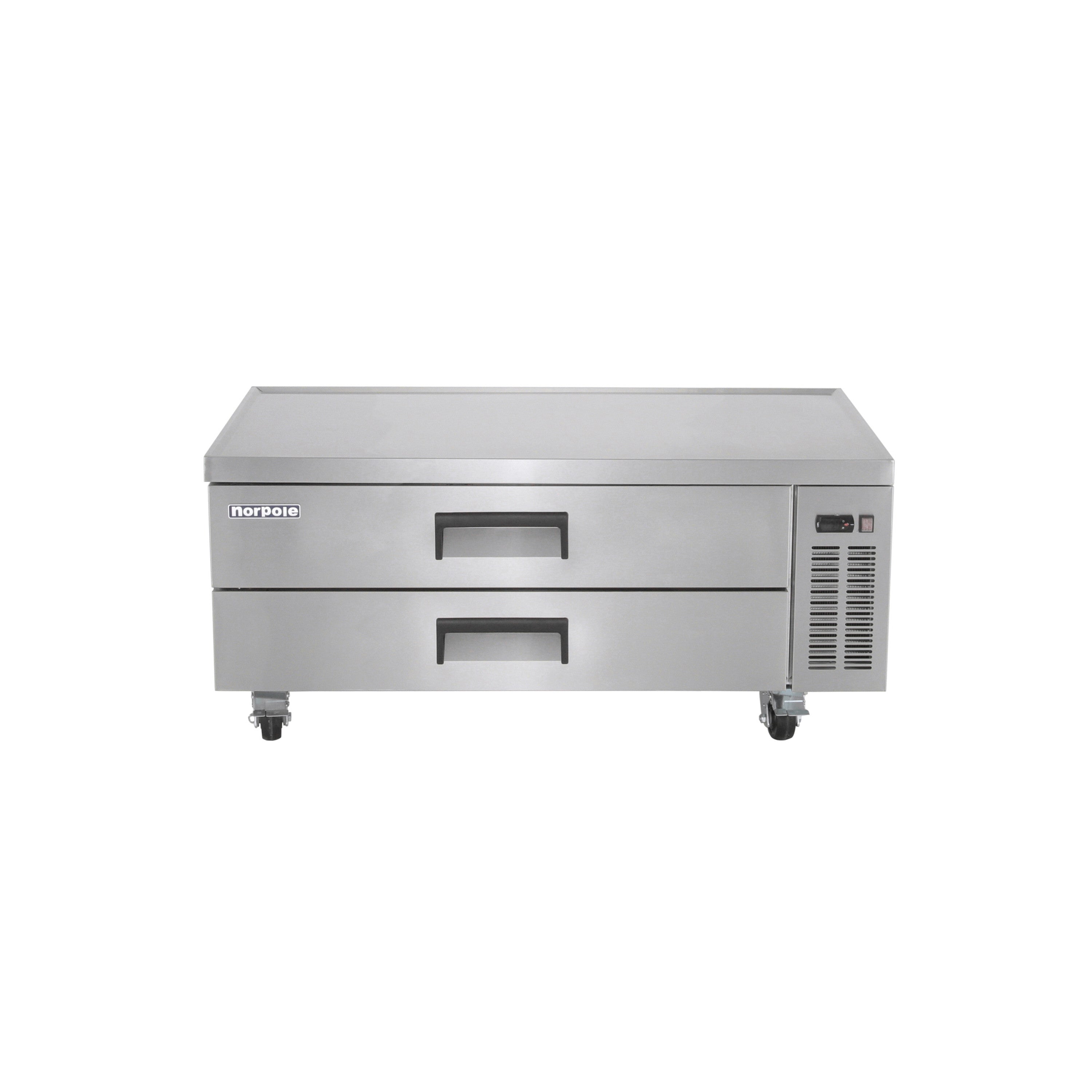 60 in Wide, 12.7 Cu Ft. 2-Drawer Chef Base Commercial Refrigerator in Stainless Steel