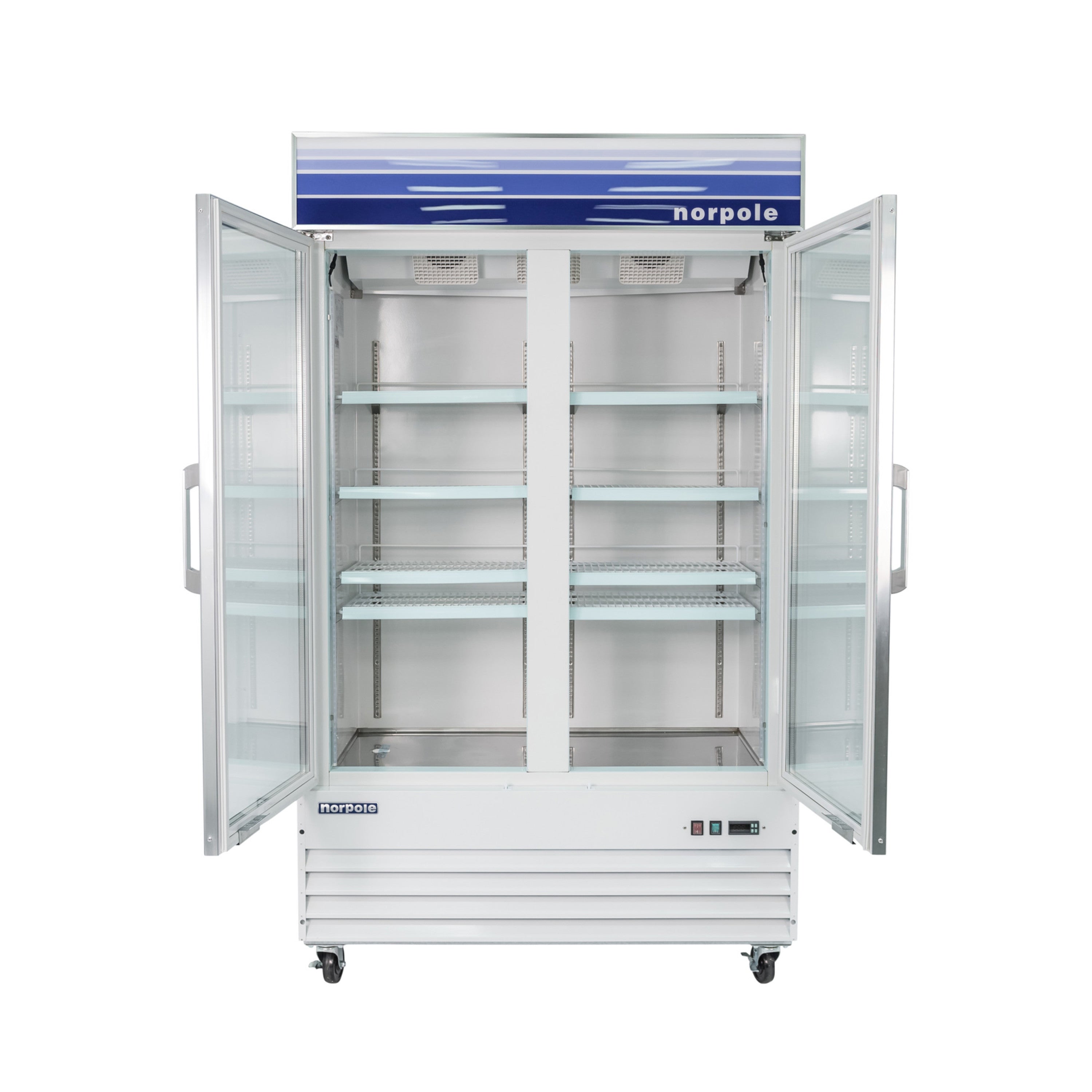 Commercial 29 cu. ft. Glass Door Merchandiser Refrigerator in White