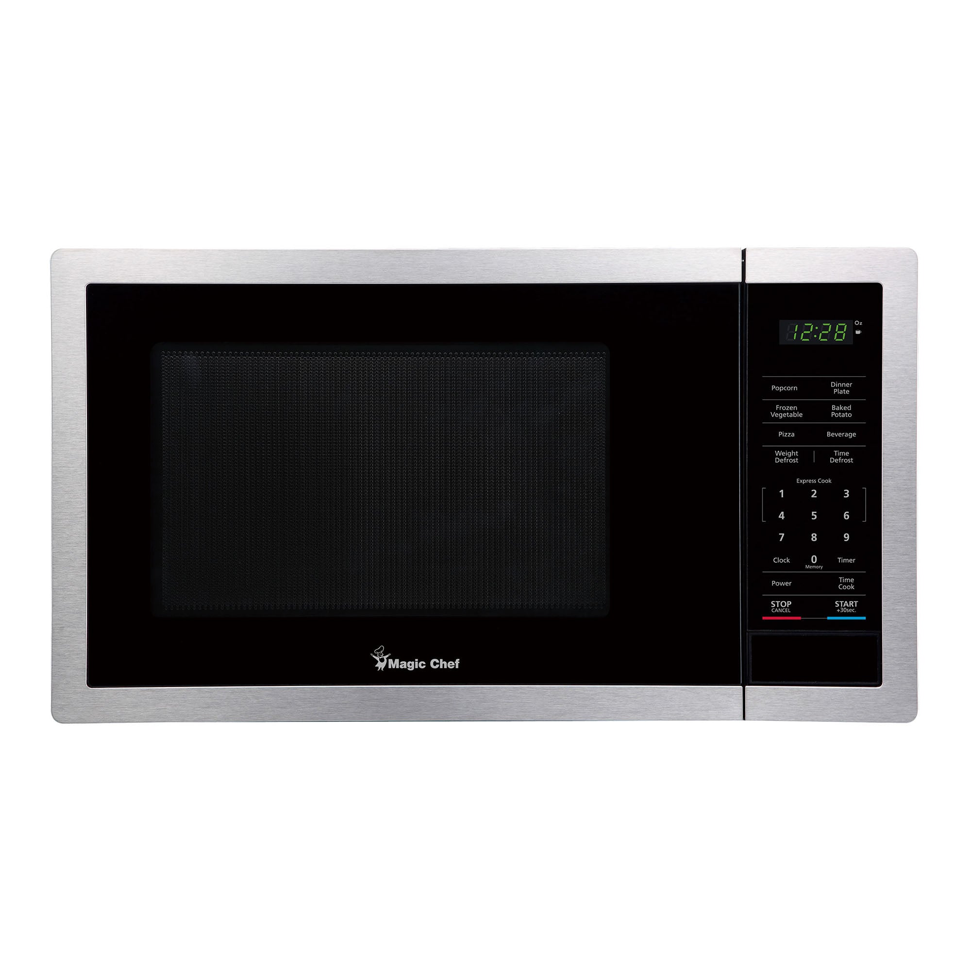 0.9 cu. ft. Countertop Microwave 900-Watt Digital Touch in Stainless