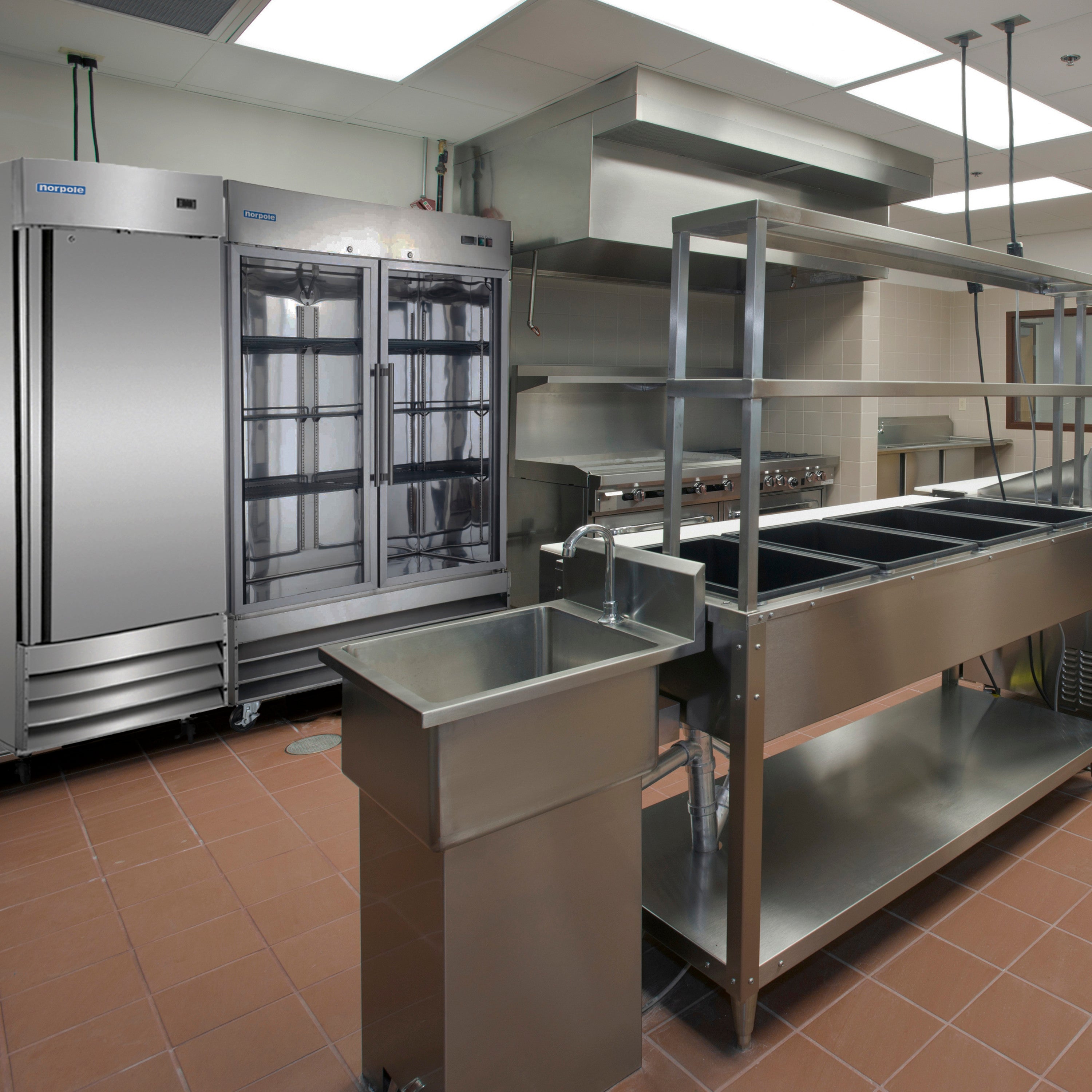 23 cu. ft. Single Door Commercial Upright Reach-In Freezer in Stainless Steel