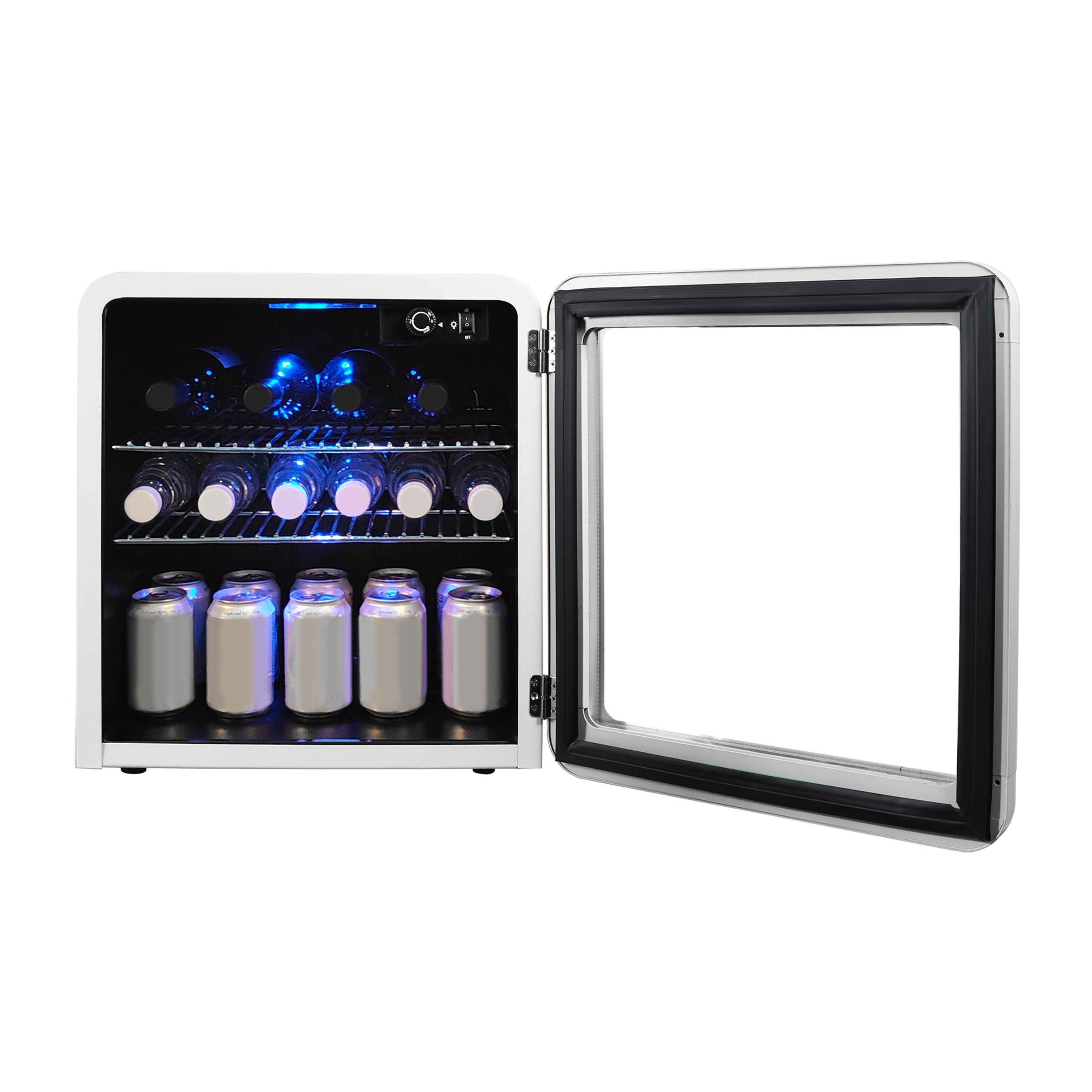 Magic Chef MCB17CHW Beverage Cooler, White on Fridge.com