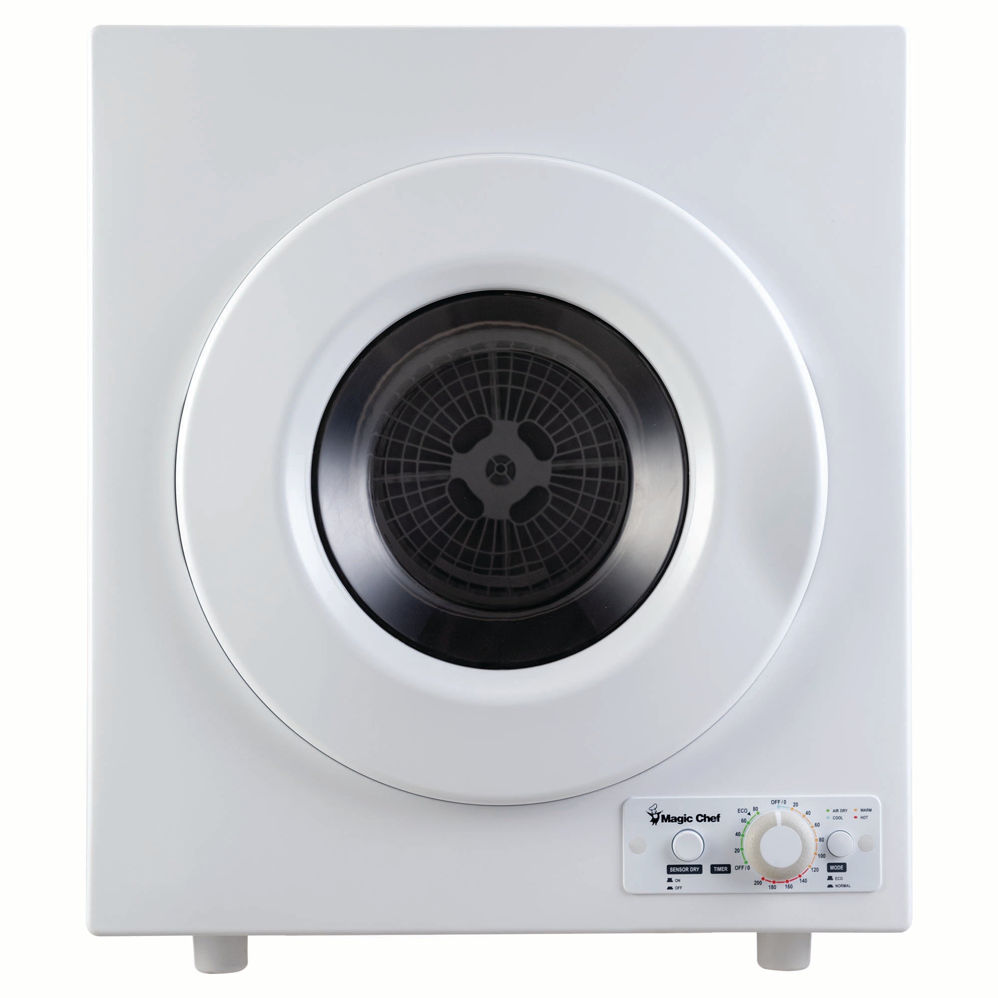 3.5 cu. ft. White Compact Electric Dryer