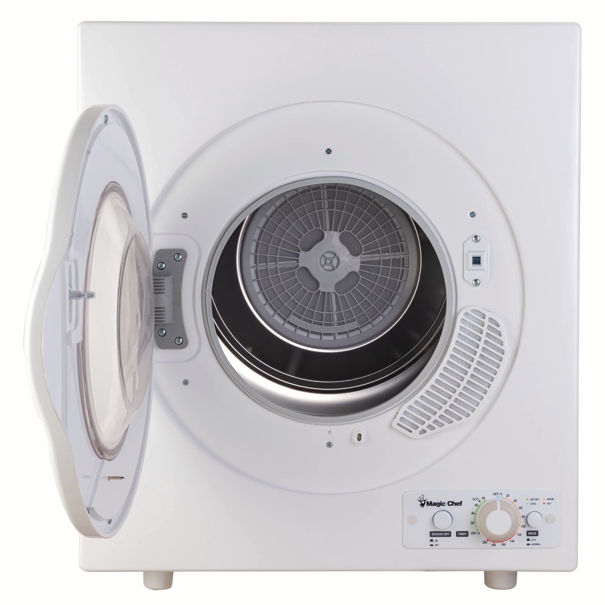 3.5 cu. ft. White Compact Electric Dryer