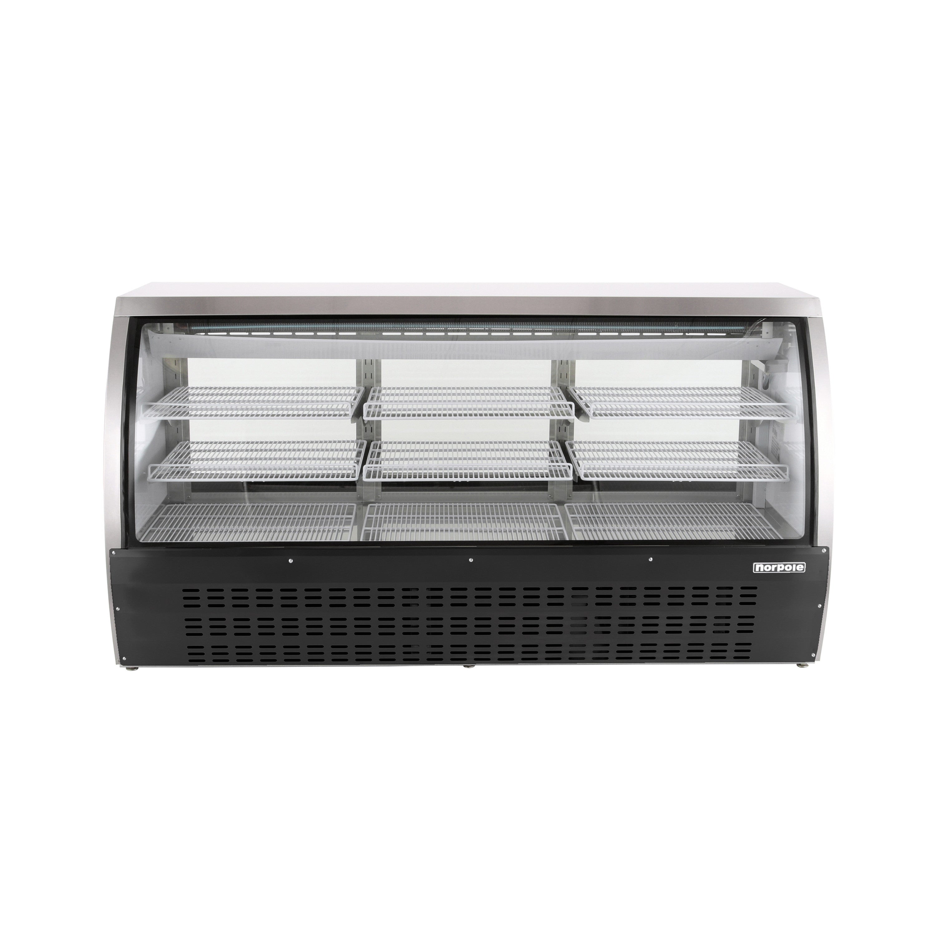 82 in. W 32 cu. ft. Commercial Refrigerated Deli Case