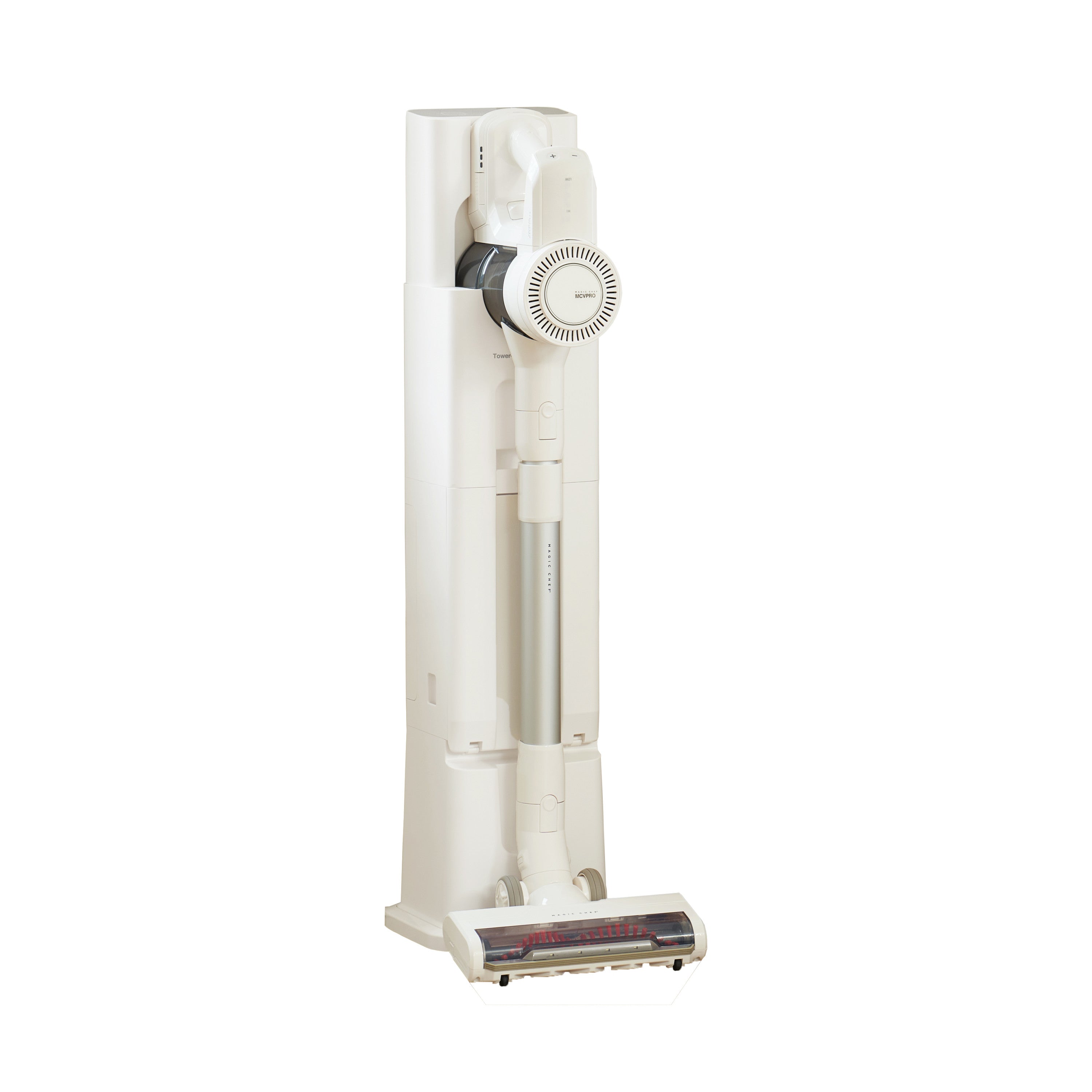 Cordless Vacuum Cleaner and Charging Tower with HEPA Filter