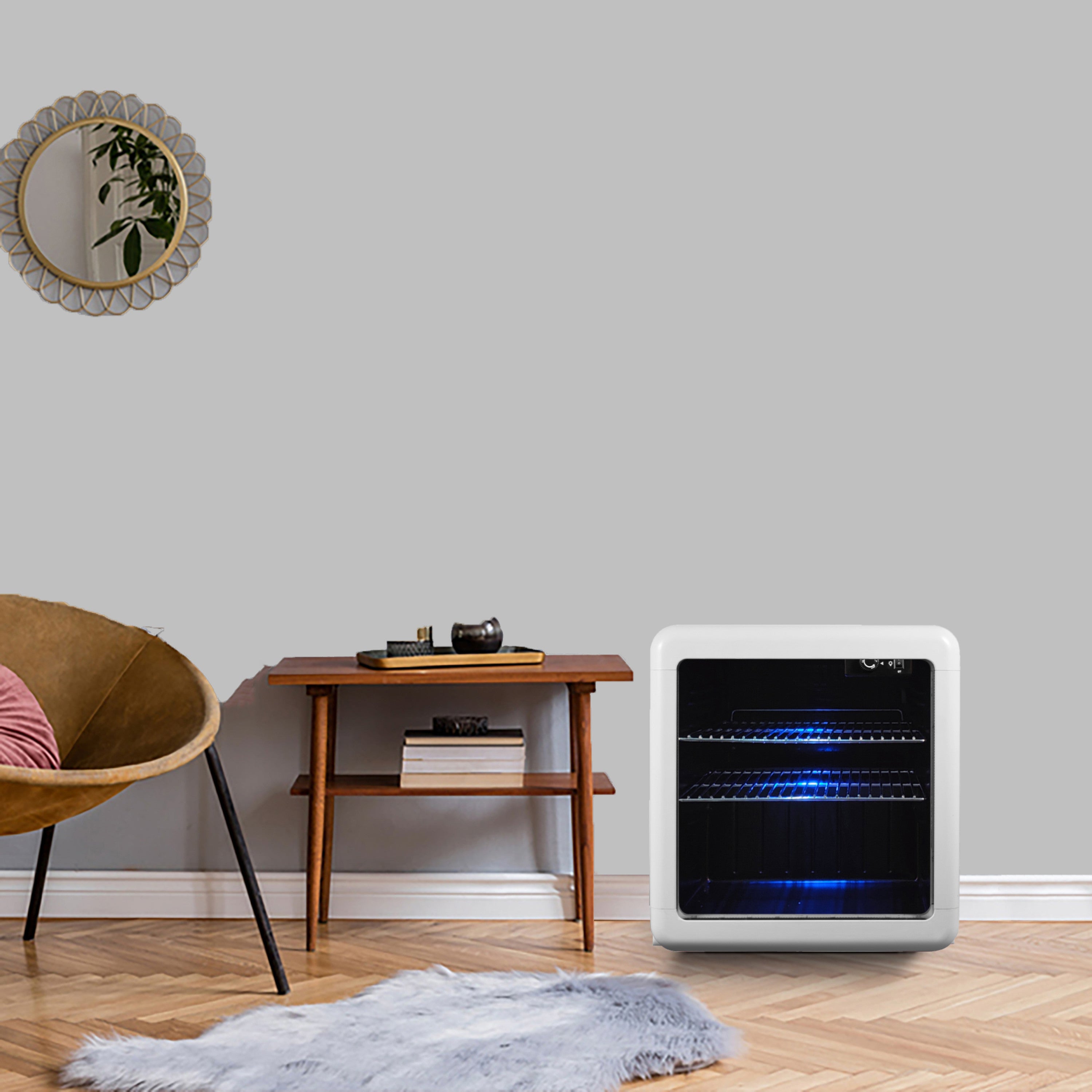 Magic Chef MCB17CHW Beverage Cooler, White on Fridge.com