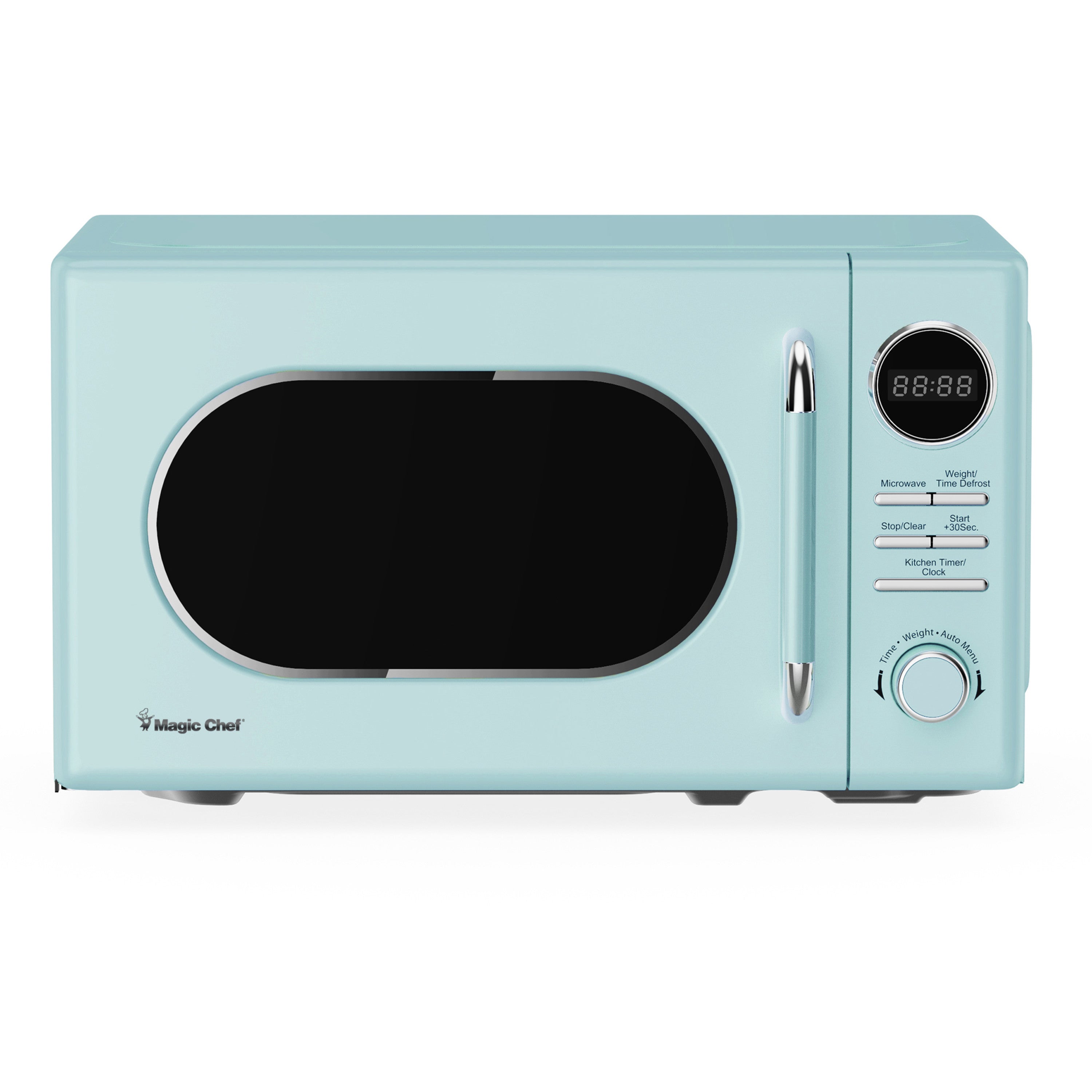 0.7 cu. ft. Retro Countertop Microwave in Mint