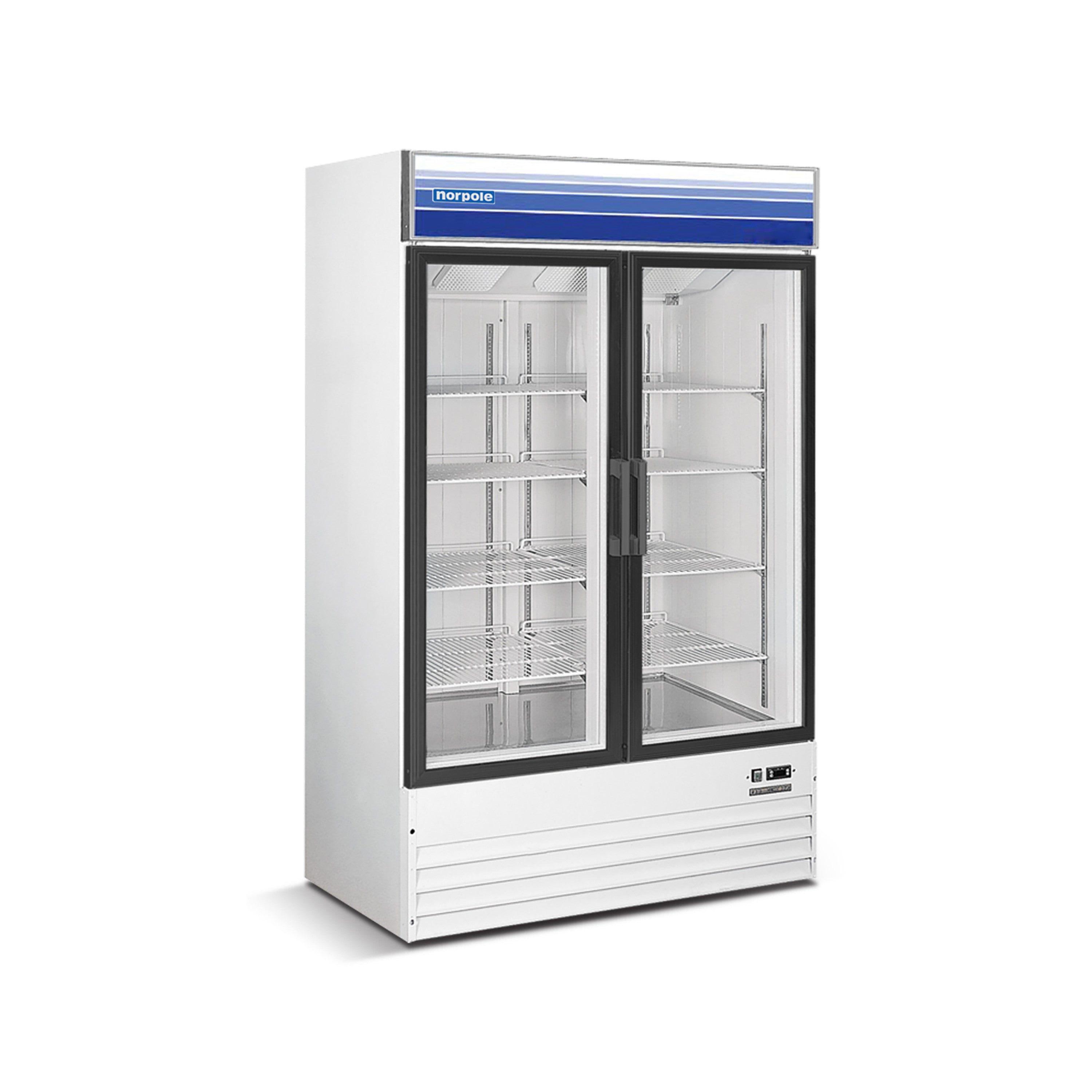 Commercial 29 cu. ft. Glass Door Merchandiser Refrigerator in White