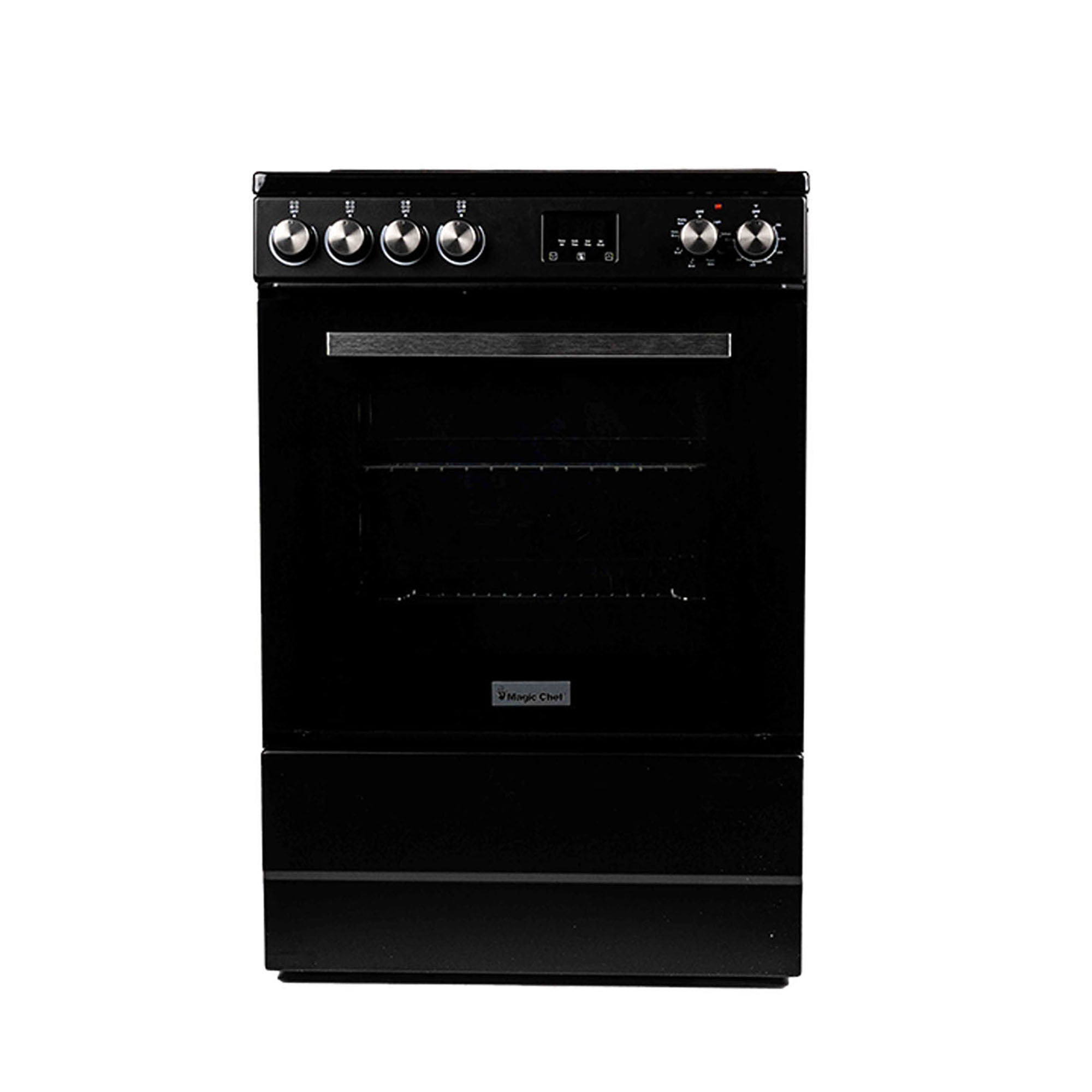 24 in 4 Element Freestanding Electric Range in Black