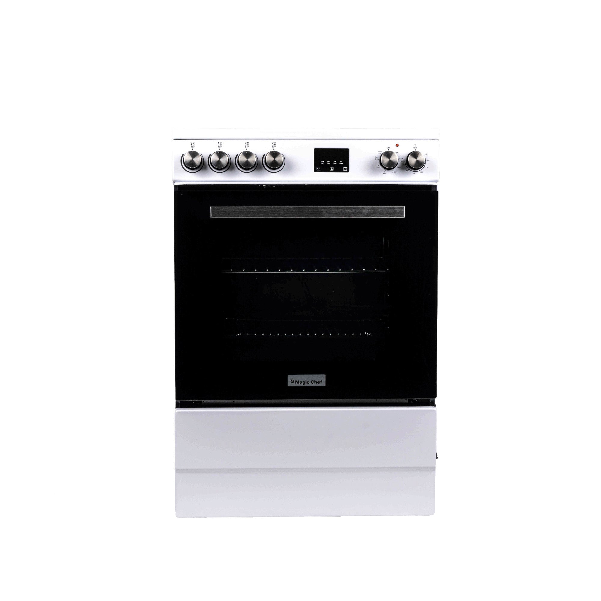 24 in 4 Element Freestanding Electric Range in White