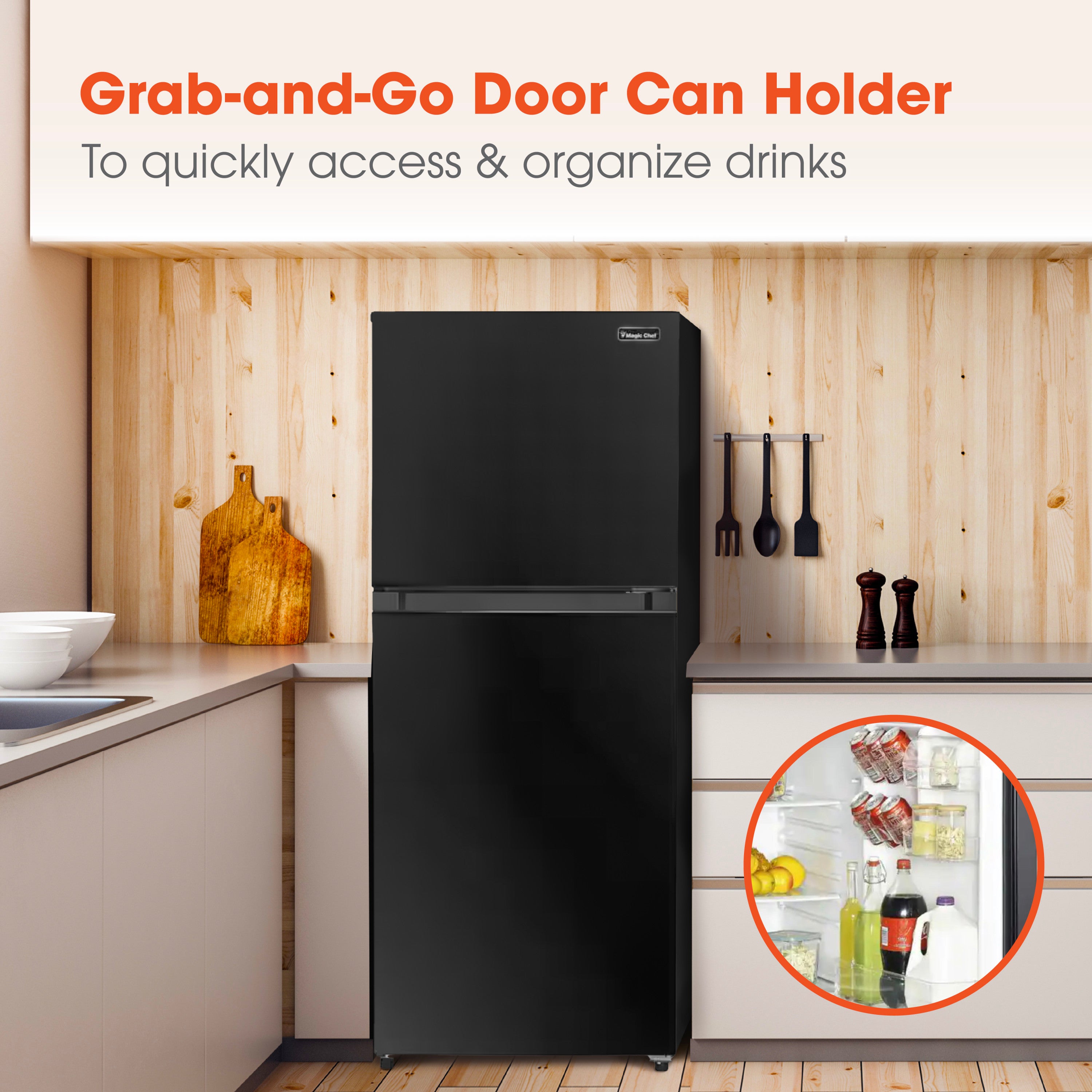 Magic Chef HMR330BE 3.3 cu. ft. Mini Refrigerator in Black on Fridge.com